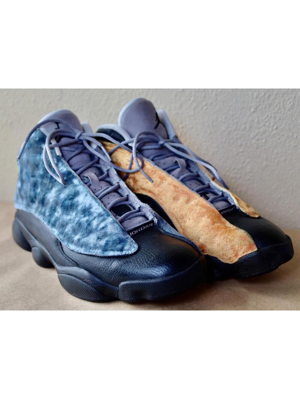 Nike Jordan 13 Retro Blue Gold Mens Sz 9 414571-126